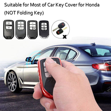 Honda City Premium Silicone Key Cover (Red)