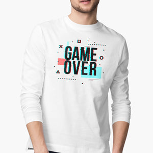 Game Over Full-Sleeve-T-Shirt