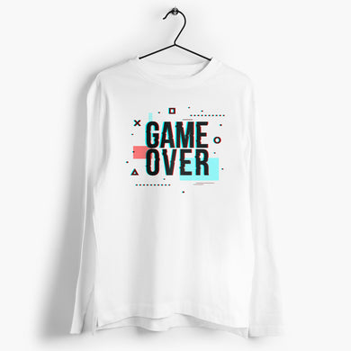 Game Over Full-Sleeve-T-Shirt