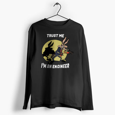 Trust The Engineer Full-Sleeve-T-Shirt