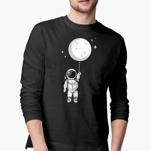 Moon Balloon Full-Sleeve T-Shirt