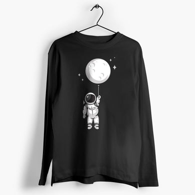 Moon Balloon Full-Sleeve-T-Shirt