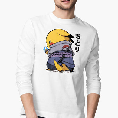 Pikachu Sasuke Full-Sleeve T-Shirt