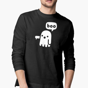 Ghostly Boo Full-Sleeve T-Shirt