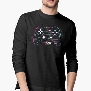 Glitched Reality Full-Sleeve T-Shirt