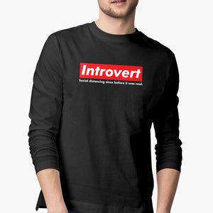 Introvert Full-Sleeve-T-Shirt
