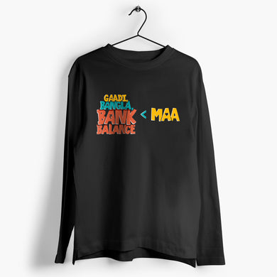 Gaadi Bangla Bank Balance Full-Sleeve-T-Shirt