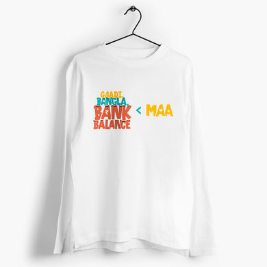 Gaadi Bangla Bank Balance Full-Sleeve-T-Shirt