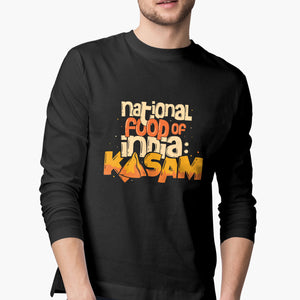 Kasam The National Food Of India Full-Sleeve T-Shirt