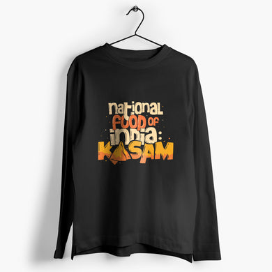 Kasam The National Food Of India Full-Sleeve-T-Shirt