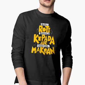 Roti Kapada Aur Makaan Full-Sleeve-T-Shirt