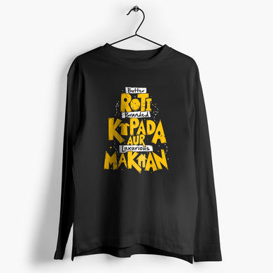 Roti Kapada Aur Makaan Full-Sleeve-T-Shirt