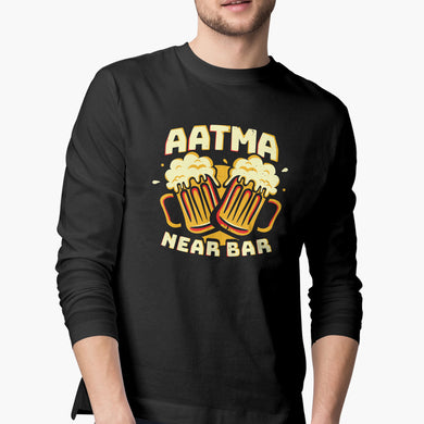 Aatma Near Bar Full-Sleeve-T-Shirt