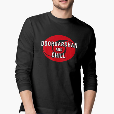 Doordarshan And Chill Full-Sleeve-T-Shirt