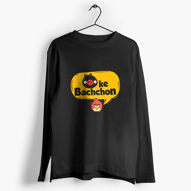 Angry Birds Cursing Full-Sleeve-T-Shirt