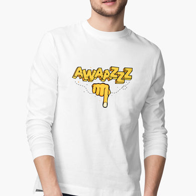 Awaazzz Neeche Full-Sleeve-T-Shirt