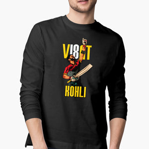 Virat King Kohli Full-Sleeve T-Shirt