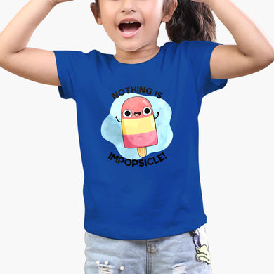 Nothing is Impopsicle Round-Neck Kids-T-Shirt
