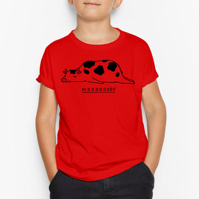 Moooody Round-Neck Kids T-Shirt