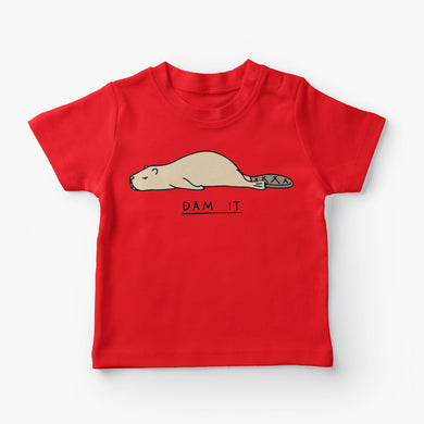 Dam It Round-Neck Kids T-Shirt