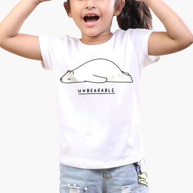 Unbearable Round-Neck Kids T-Shirt