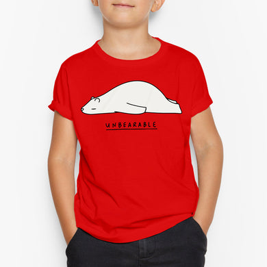 Unbearable Round-Neck Kids T-Shirt