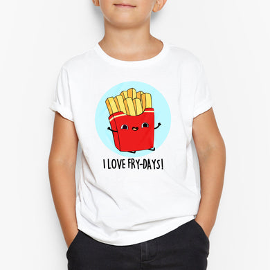 Love Fry Days Round-Neck Kids T-Shirt