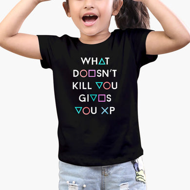 Gives you XP (Light) Round-Neck Kids T-Shirt
