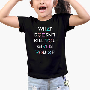 Gives you XP (Light) Round-Neck Kids-T-Shirt