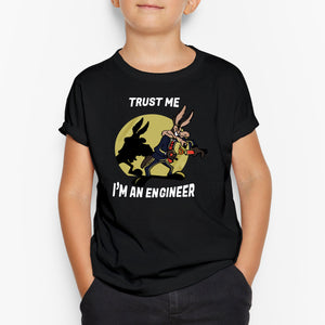 Trust The Engineer Round-Neck Kids-T-Shirt
