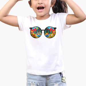 Vacation Spectacles Round-Neck Kids-T-Shirt