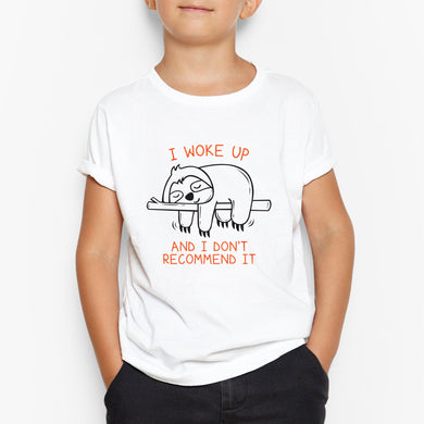 I Woke Up Round-Neck Kids T-Shirt