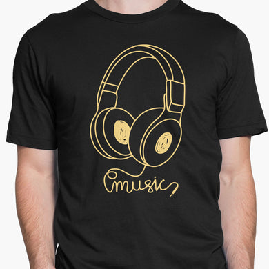Music Unplugged Round-Neck Unisex T-Shirt