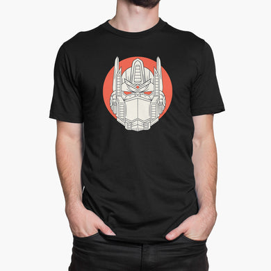 Mecha Warrior Round-Neck Unisex T-Shirt