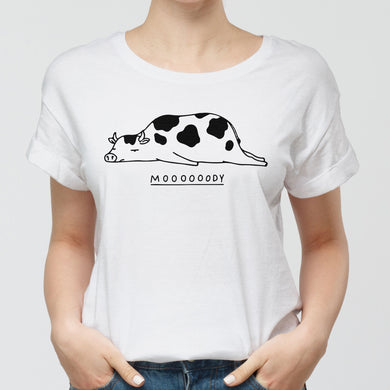 Moooody Round-Neck Unisex-T-Shirt