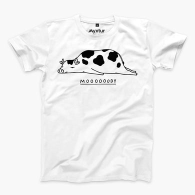 Moooody Round-Neck Unisex-T-Shirt