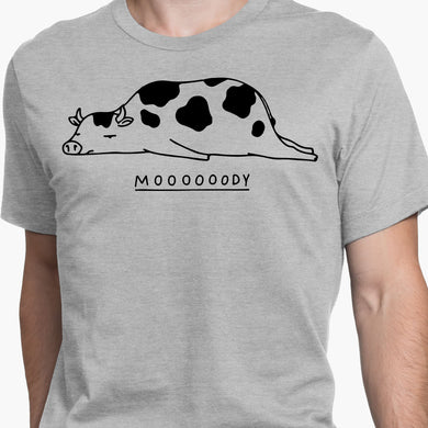 Moooody Round-Neck Unisex-T-Shirt
