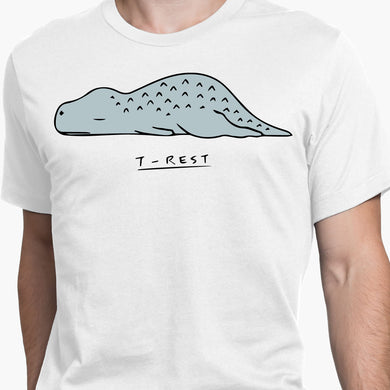 T Rest Round-Neck Unisex-T-Shirt
