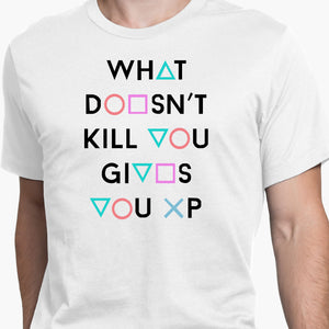 Gives you XP (Dark) Round-Neck Unisex-T-Shirt