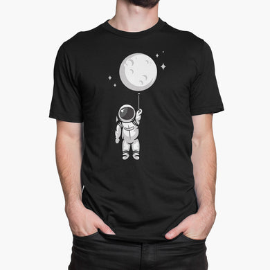 Moon Balloon Round-Neck Unisex-T-Shirt