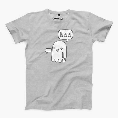 Ghostly Boo Round-Neck Unisex T-Shirt