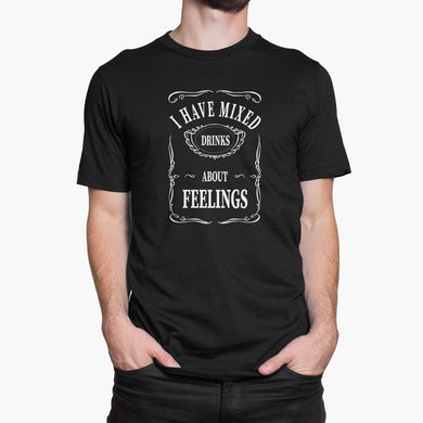 Mixed Drinks About Feelings Round-Neck Unisex-T-Shirt