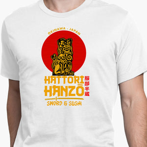 Hattori Hanzo Sword And Sushi Round-Neck Unisex T-Shirt
