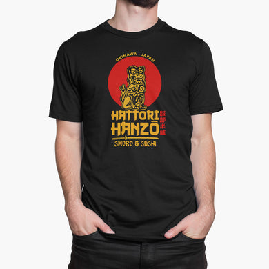 Hattori Hanzo Sword And Sushi Round-Neck Unisex-T-Shirt