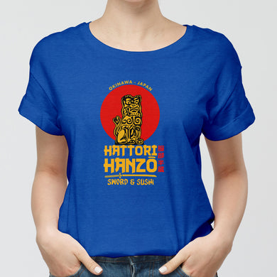 Hattori Hanzo Sword And Sushi Round-Neck Unisex-T-Shirt