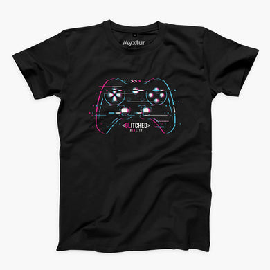 Glitched Reality Round-Neck Unisex T-Shirt