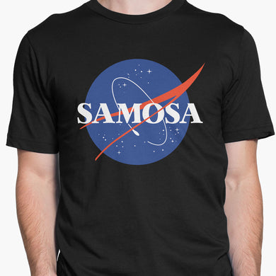 NASA Samosa Round-Neck Unisex-T-Shirt