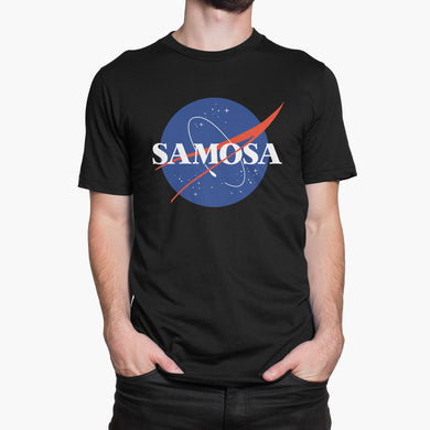 NASA Samosa Round-Neck Unisex-T-Shirt
