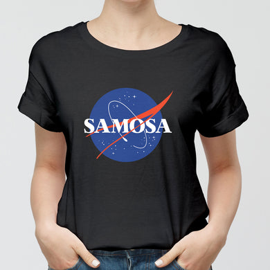 NASA Samosa Round-Neck Unisex-T-Shirt