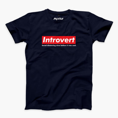 Introvert Round-Neck Unisex T-Shirt